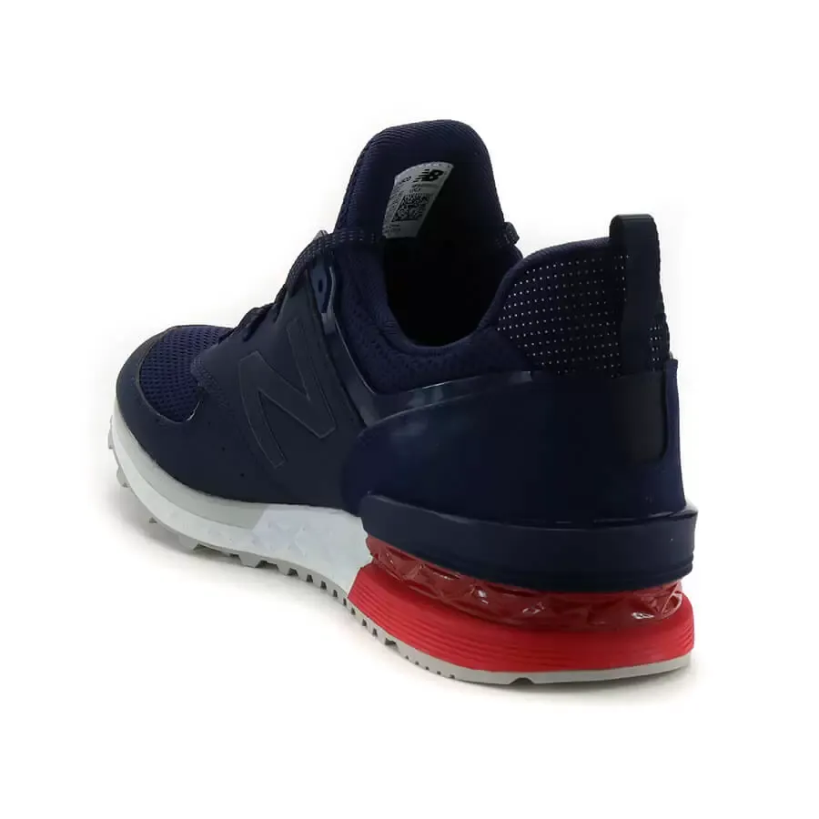 Imagen 1 de 3 de Zapatillas New Balance Ms 574 Sco-MARINO/ROJO/BLANCO