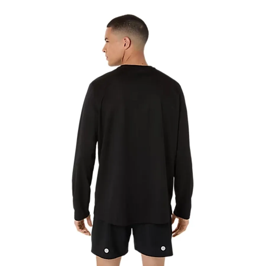Imagen 1 de 4 de Remera Asics Fujitrail Logo Ls top-NEGRO