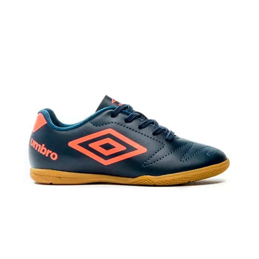 Imagen 0 de 4 de Botines Umbro Sala Class 2.2-MARINO/NARANJA