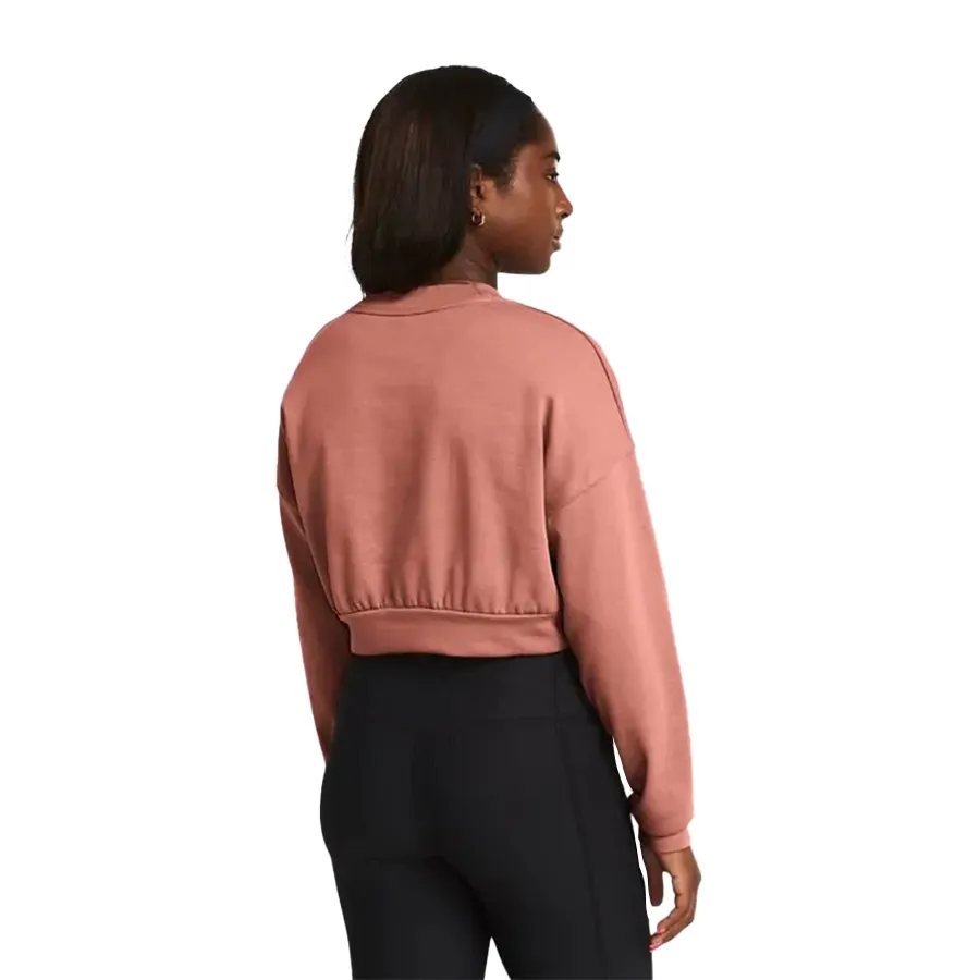 Imagen 1 de 3 de Buzo Under Armour Rival Terry Crop-SALMON