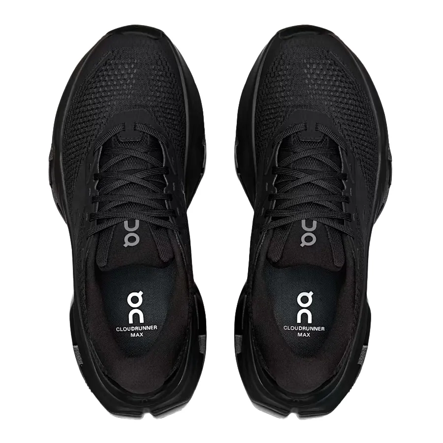 Imagen 3 de 6 de Zapatillas On Cloudrunner 3 Max-NEGRO