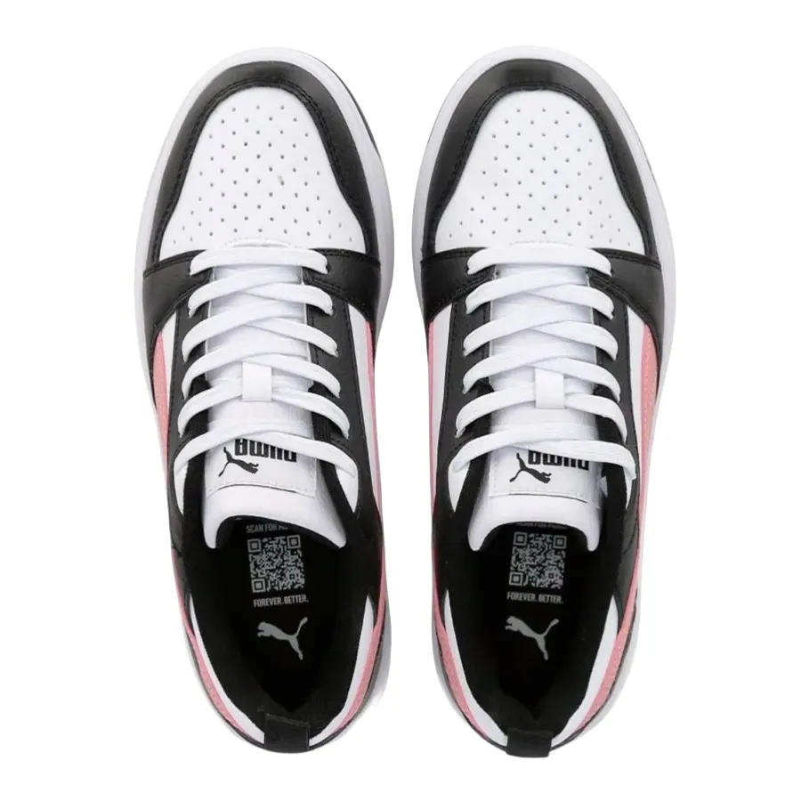 Imagen 3 de 5 de Zapatillas Puma Rebound V6 Low-BLANCO/NEGRO/ROSA