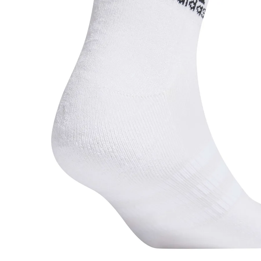 Imagen 3 de 4 de Medias adidas Tobilleras Acolchadas Sportswear 3 Pares-BLANCO