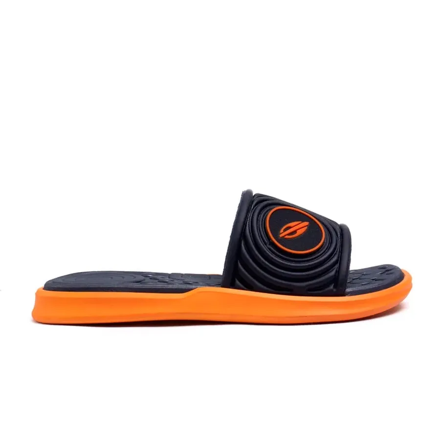 Imagen 1 de 5 de Ojotas Mormaii Quiver Pro Slide kids-NARANJA/AZUL