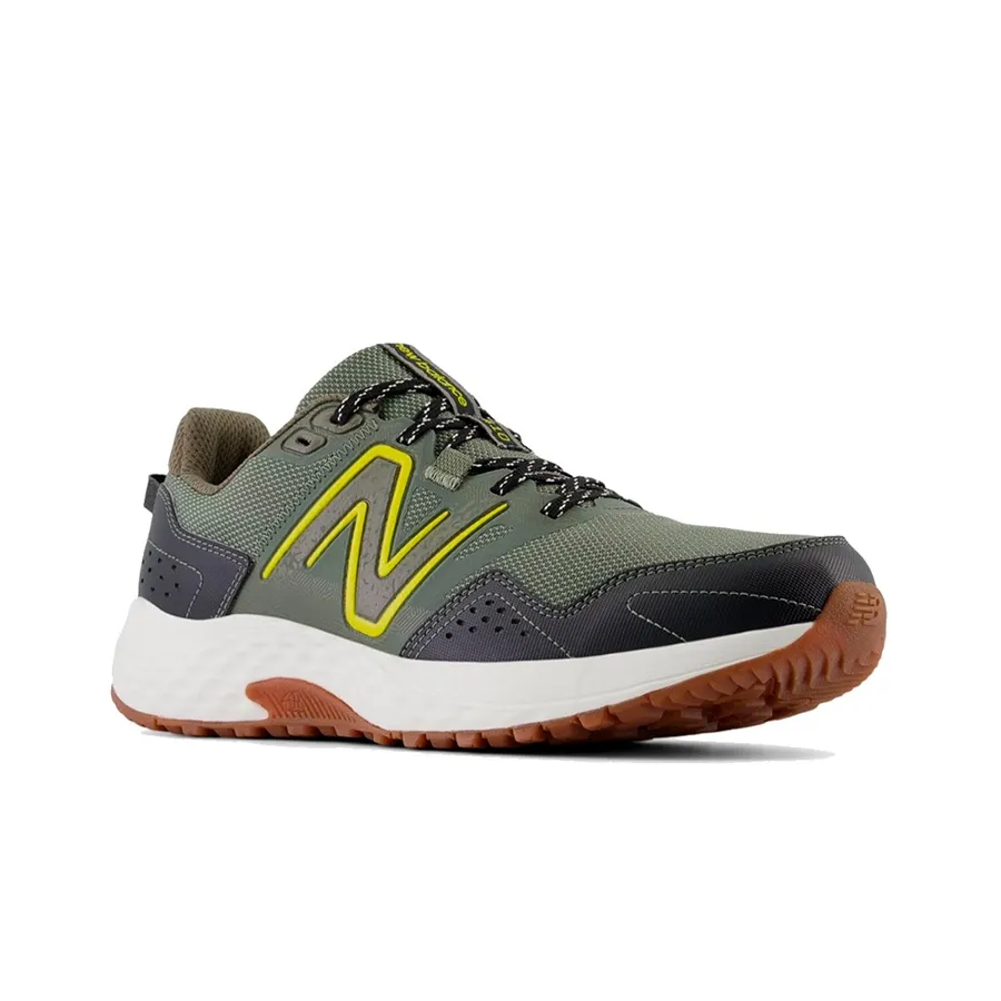 Imagen 2 de 4 de Zapatillas New Balance 410 v8-VERDE MILITAR/NEGRO/AMARILLO