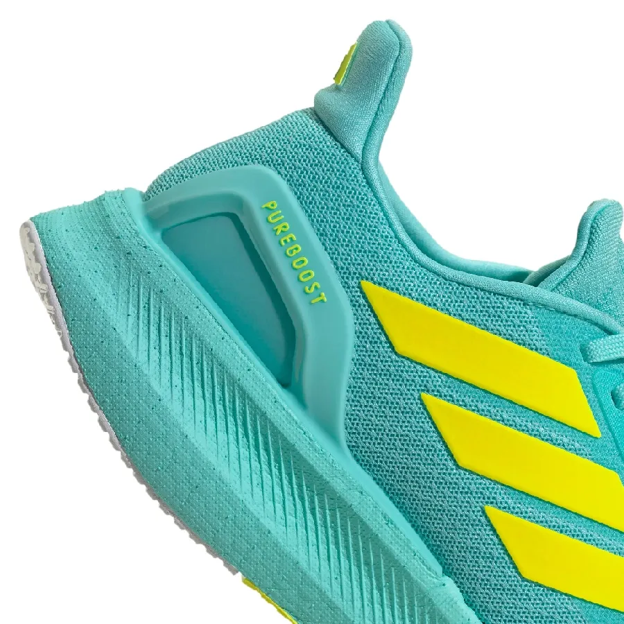 Imagen 5 de 7 de Zapatillas adidas Pureboost 5-AQUA/AMARILLO FLUOR
