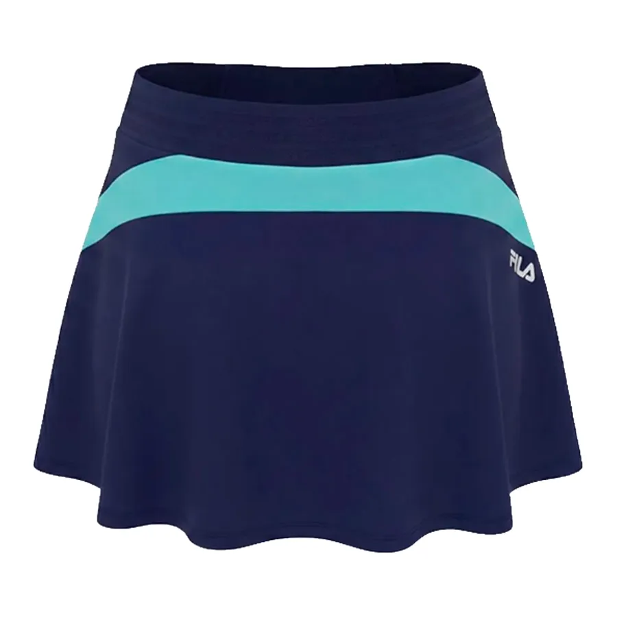 Imagen 3 de 5 de Pollera Fila Jersey Flare Skirt-MARINO/AQUA