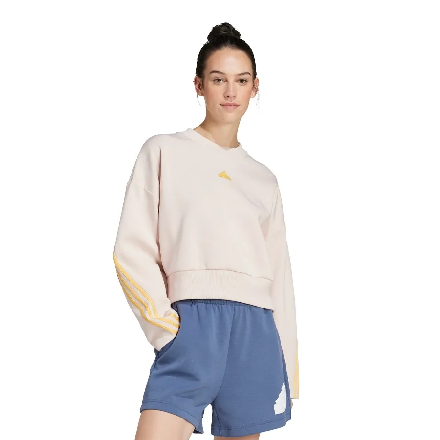 Imagen 0 de 5 de Buzo adidas Future Icon 3 Stripes-NUDE/AMARILLO