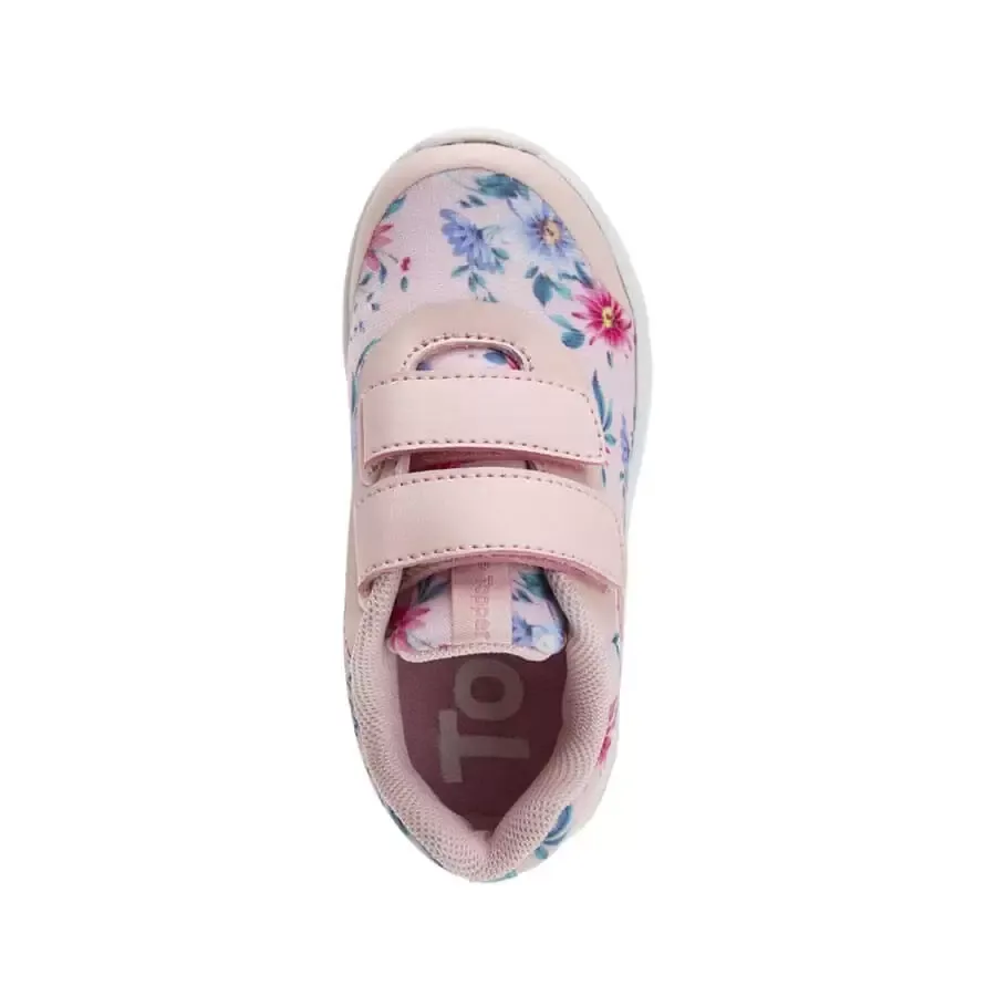 Imagen 1 de 5 de Zapatillas Topper Notae Iii Velcro Bebe-ROSA/VERDE
