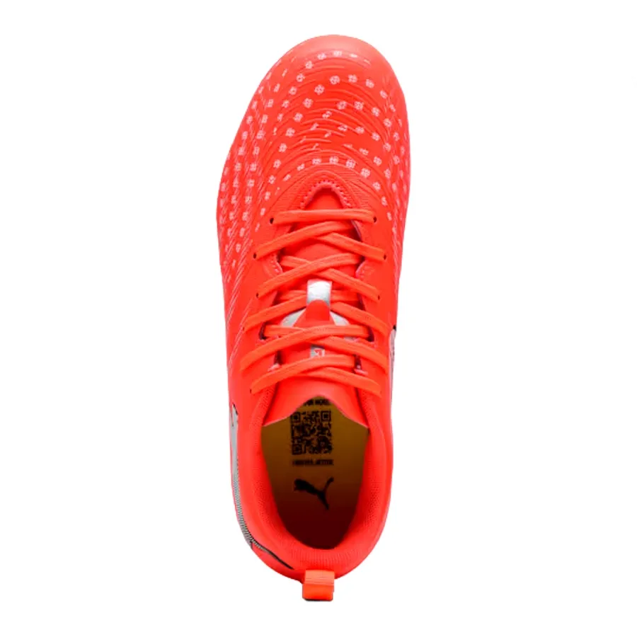 Imagen 3 de 6 de Botines Puma Future 9 Play Fg-NARANJA FLUOR/PLATA