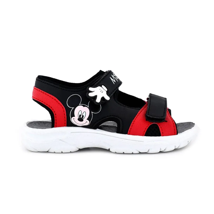Imagen 1 de 2 de Sandalias Footy Sublim Mickey-NEGRO/ROJO