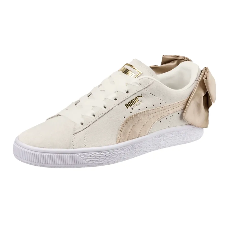 Imagen 1 de 5 de Zapatillas Puma Suede Bow Varsity-BEIGE/DORADO