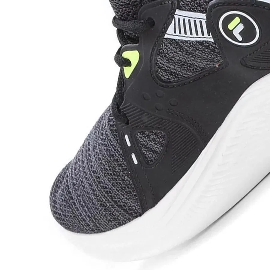 Imagen 2 de 3 de Zapatillas Fila Presence-NEGRO/LIMA/BLANCO