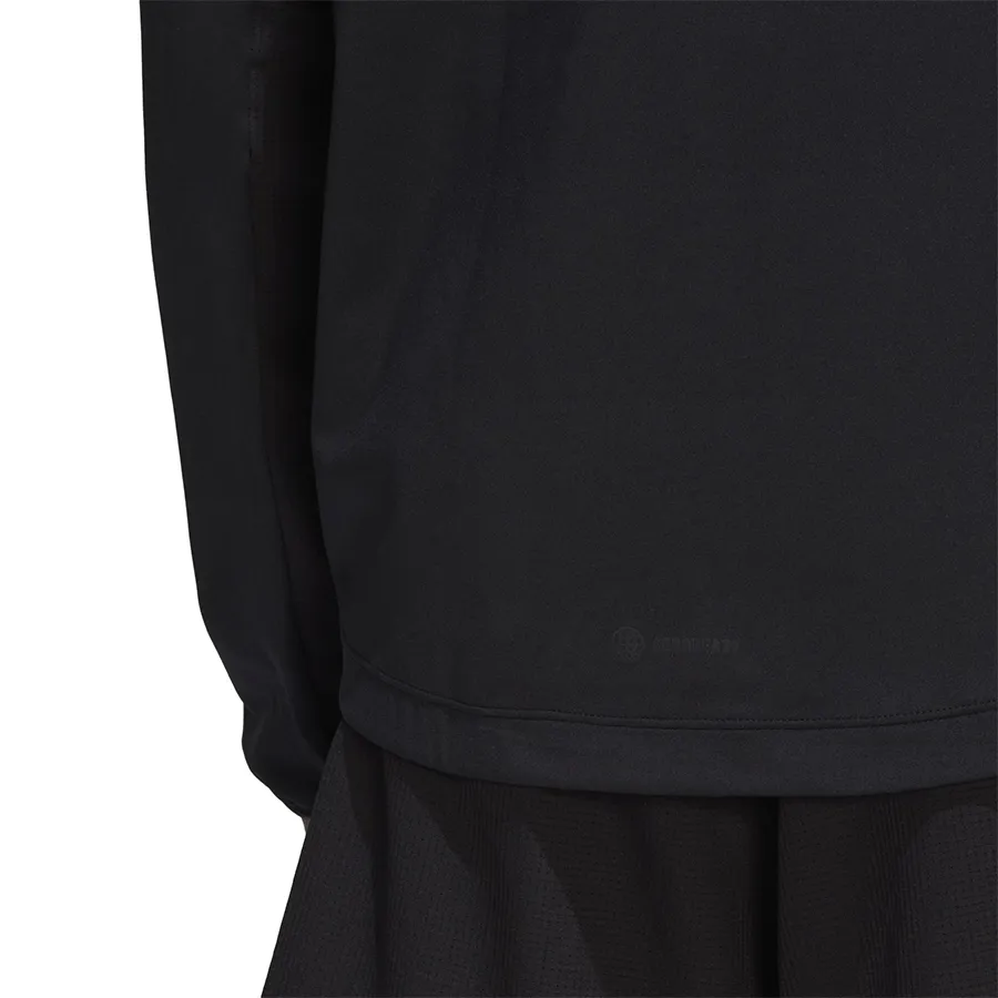 Imagen 4 de 5 de Campera adidas Hiit Cierre Frontal-NEGRO