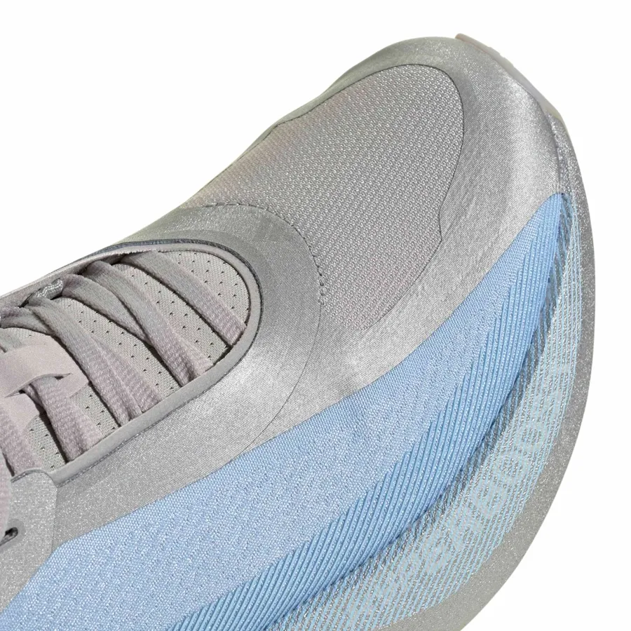 Imagen 5 de 7 de Zapatillas adidas Hyperboost Edge-PLATA/CELESTE