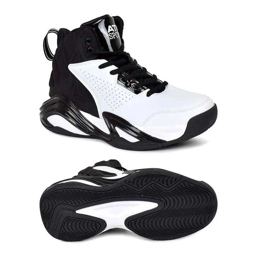 Imagen 5 de 6 de Zapatillas Atomik Devin-NEGRO/BLANCO