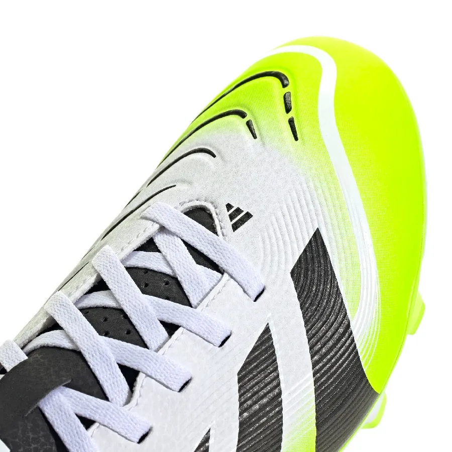 Imagen 5 de 7 de Botines adidas Predator Club terreno Fg-BLANCO/VERDE FLUOR/NEGRO