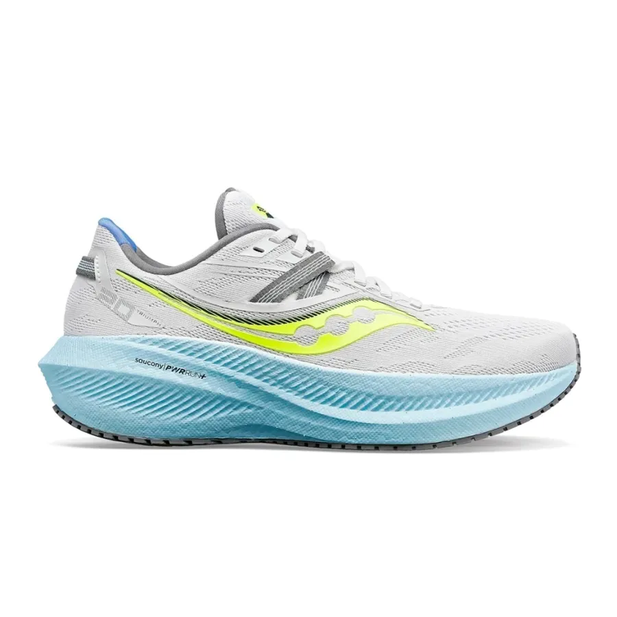 Imagen 0 de 5 de Zapatillas Saucony Triumph 20-GRIS/VERDE FLUOR/CELESTE