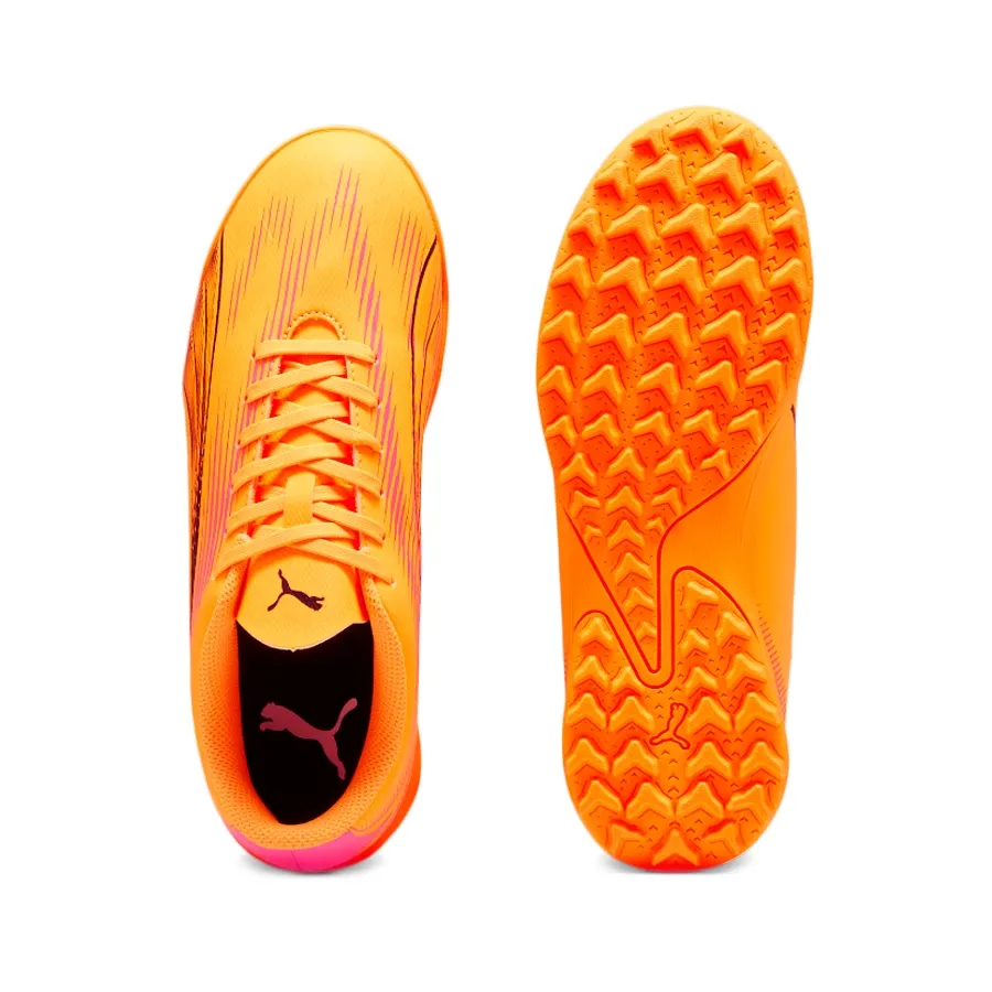 Imagen 2 de 5 de Botines Puma Ultra Play Tt Jr-NARANJA/FUCSIA/NEGRO