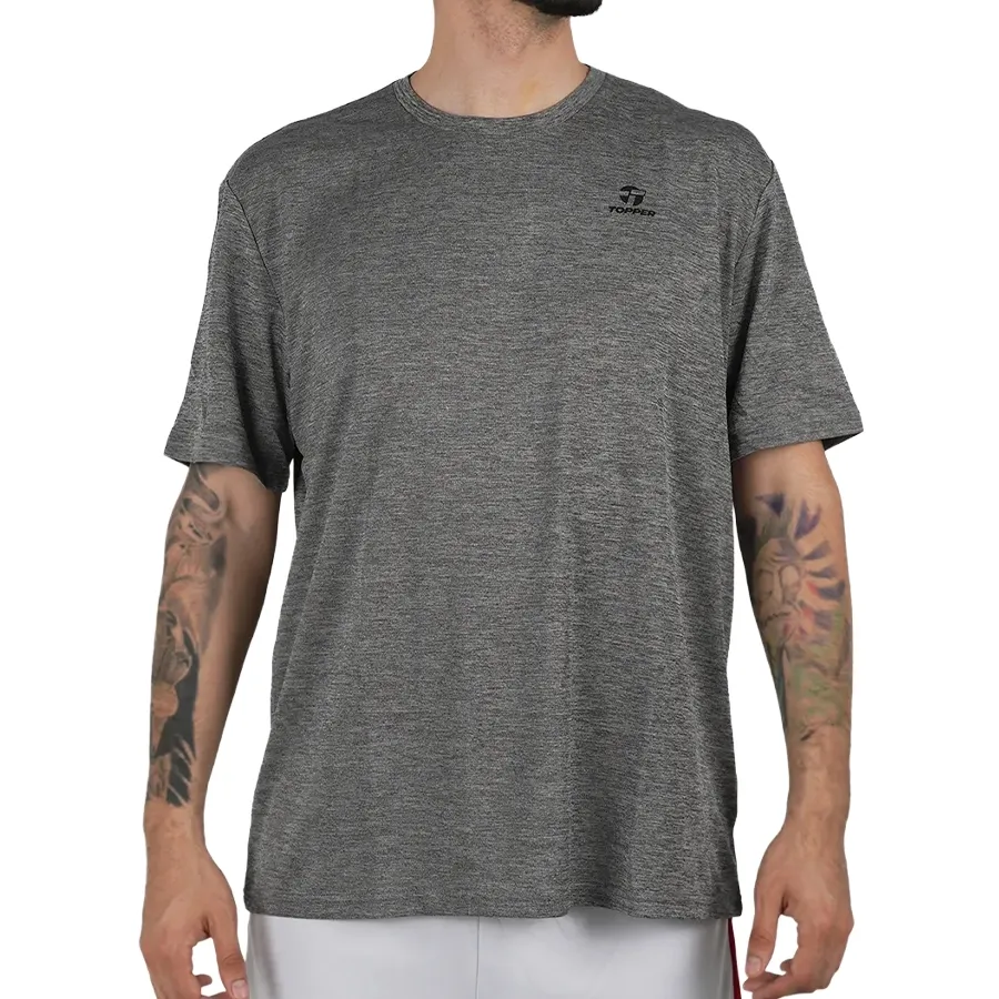 Imagen 0 de 5 de Remera Topper Basica TRNG-GRIS