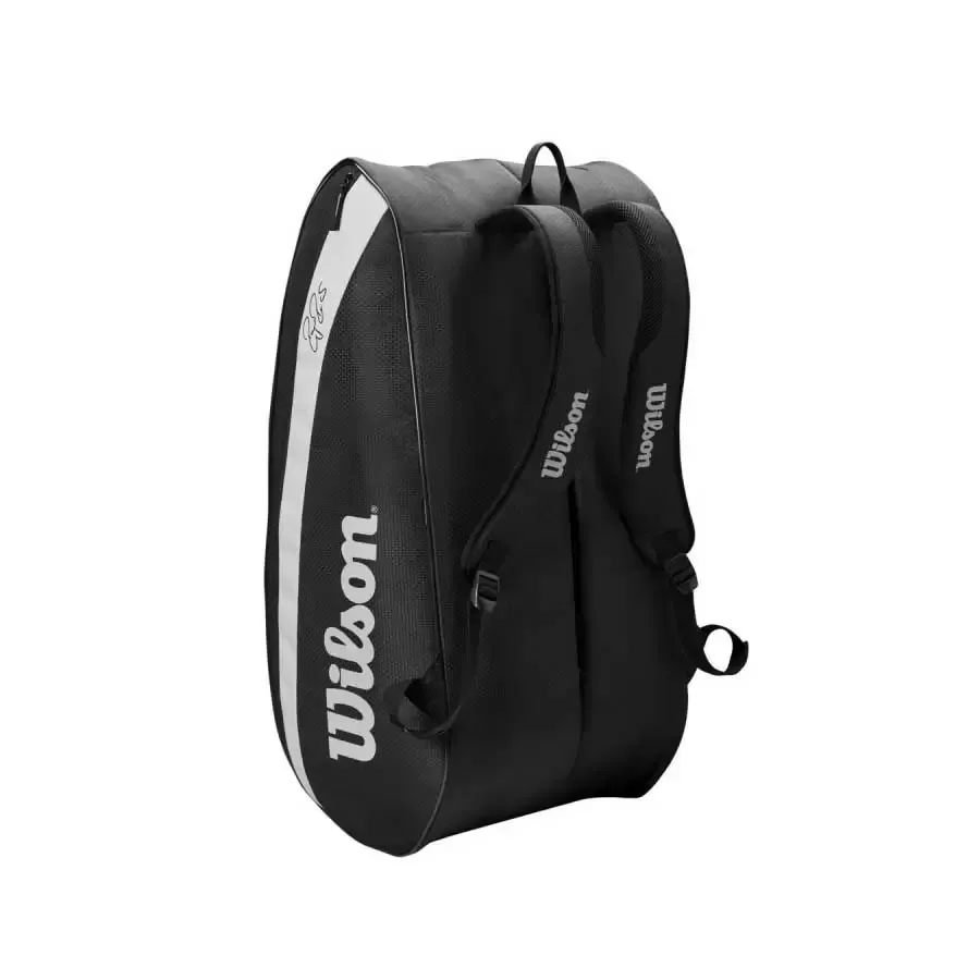 Imagen 2 de 3 de Raquetero Wilson Rf Team 6 Pk-NEGRO/GRIS