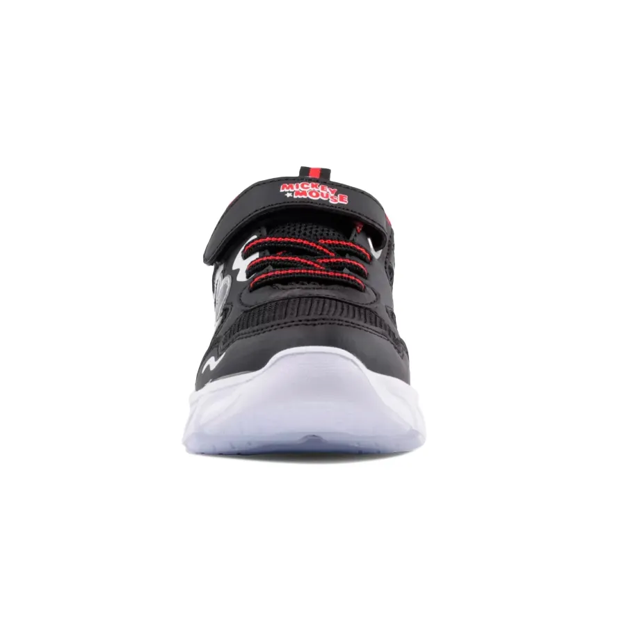 Imagen 1 de 3 de Zapatillas Footy Mickey Happy Con Luz-NEGRO/ROJO