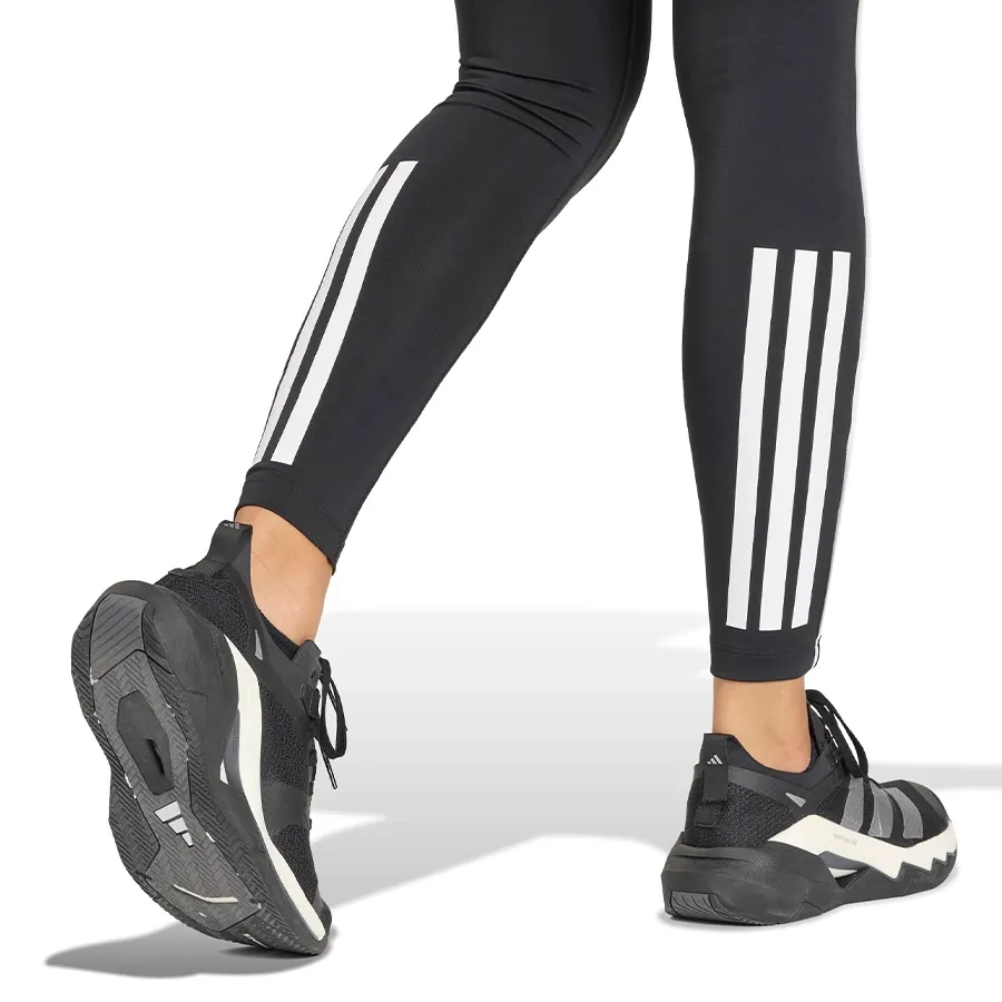 Imagen 4 de 5 de Calza adidas Hyperglam 3 Stripes-NEGRO