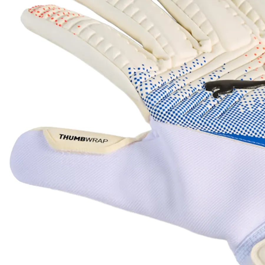 Imagen 1 de 3 de Guantes Puma de portero Future Pro Hybrid-CREMA/AZUL/NARANJA