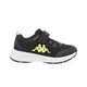 zapatillas-kappa-logo-glinch-NEGRO/VERDE FLUOR