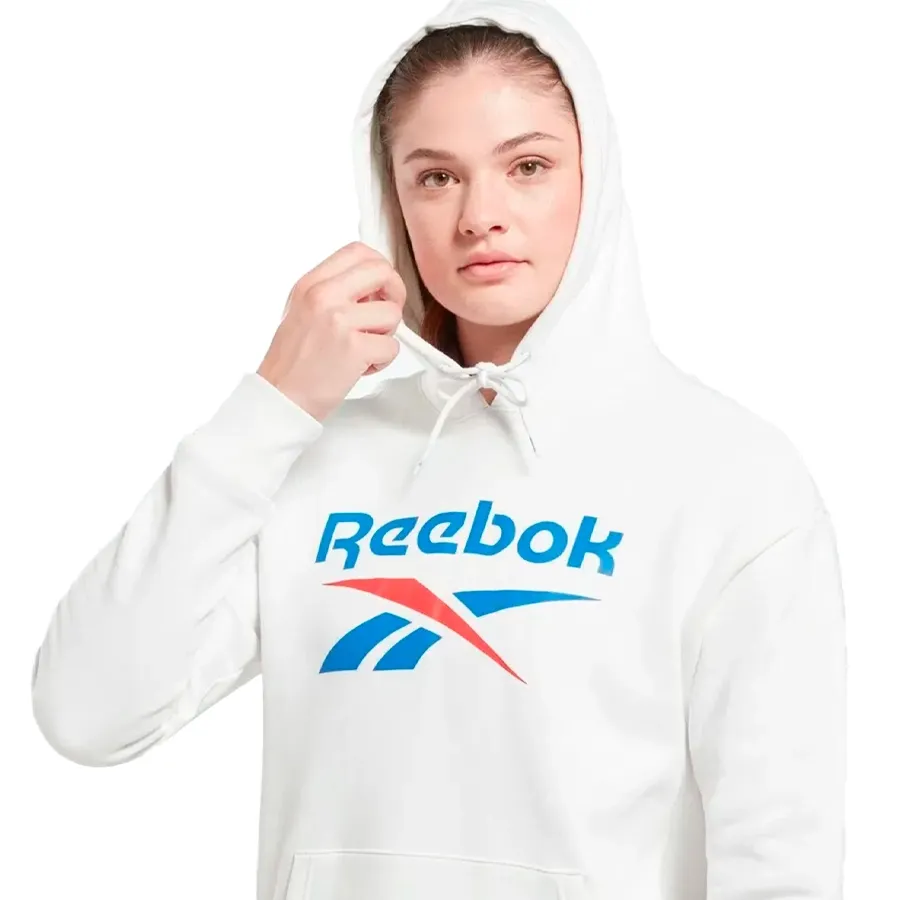Imagen 3 de 4 de Buzo Reebok Identity Big Logo Fleece-BLANCO/AZUL