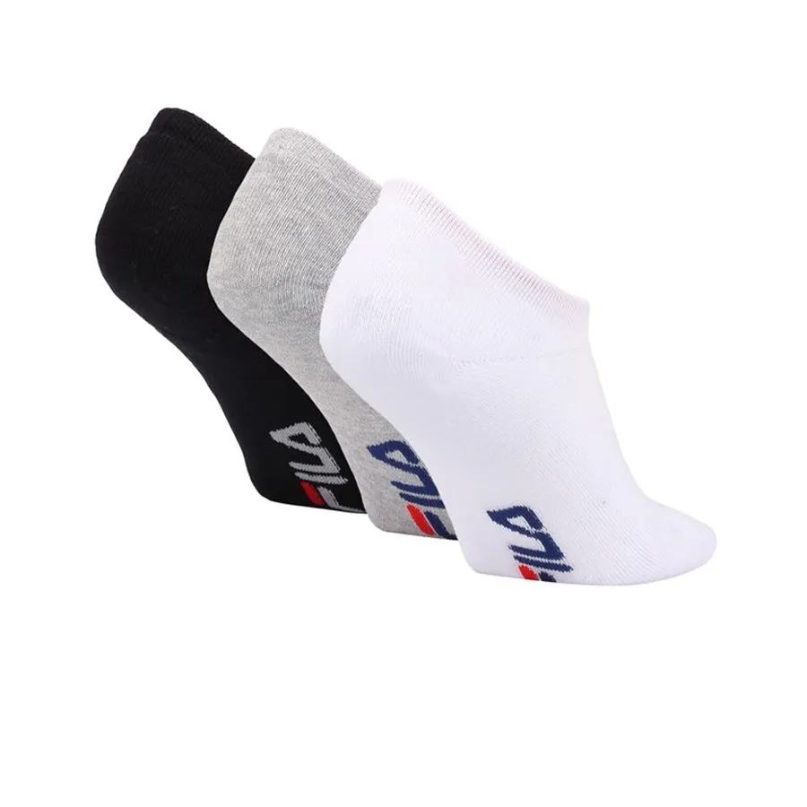 Imagen 1 de 2 de Medias Fila Pack 3 Elasic-GRIS/BLANCO/NEGRO