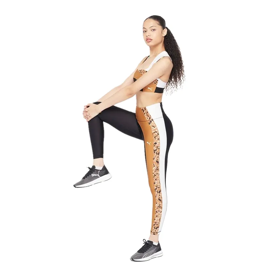 Imagen 2 de 5 de Calza Puma Safari Glam-NEGRO/BRONCE/BLANCO