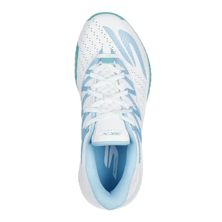 Imagen 3 de 5 de Zapatillas Skechers Viper Court Rally-BLANCO/CELESTE