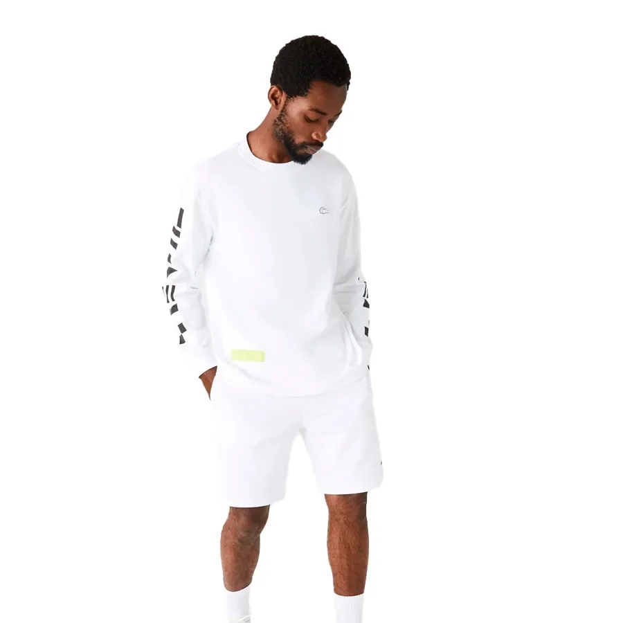 Imagen 1 de 4 de Lacoste Buzo  Remera-BLANCO