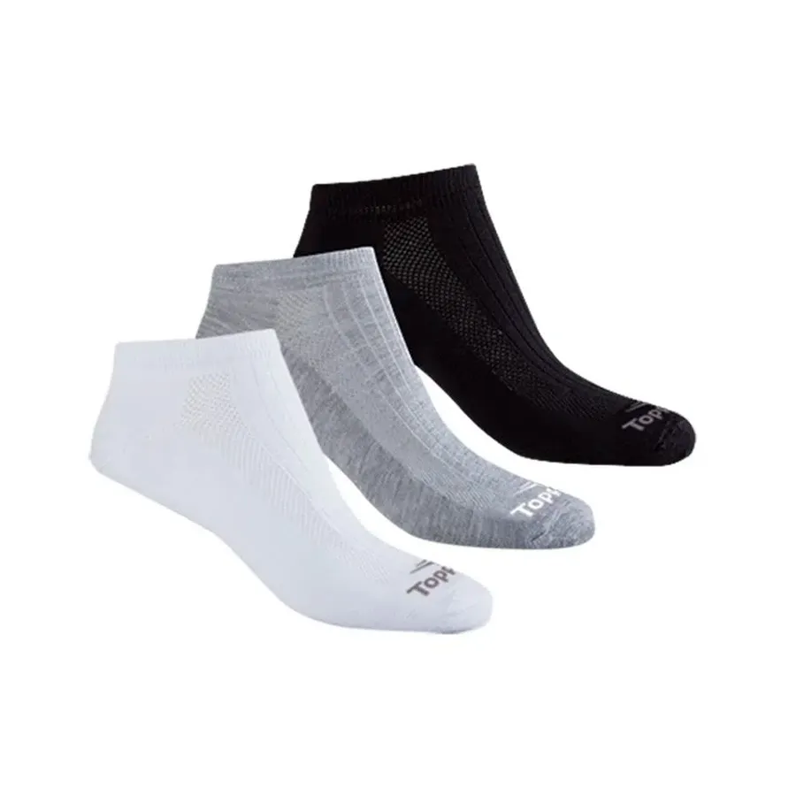Imagen 0 de 1 de Medias Topper Pack x 3-BLANCO/GRIS/NEGRO