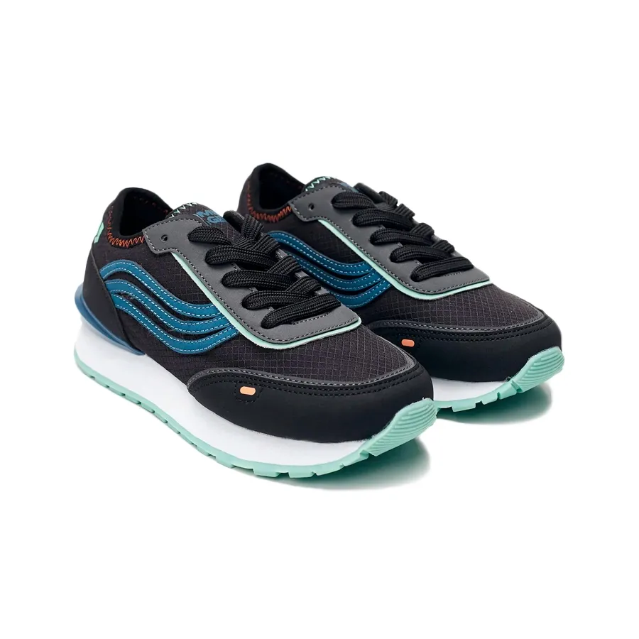 Imagen 2 de 5 de Zapatillas Atomik Jogger T-NEGRO/PETROLEO