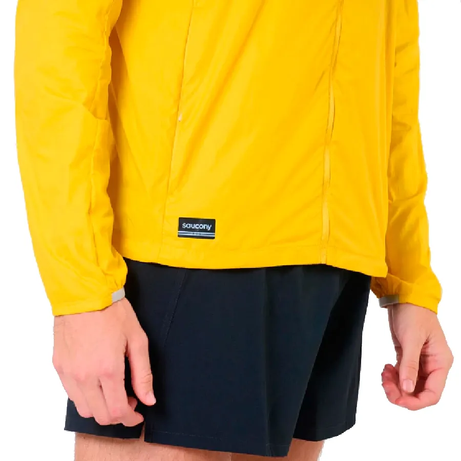 Imagen 2 de 6 de Campera Saucony Peregrine Packway Jacket-AMARILLO