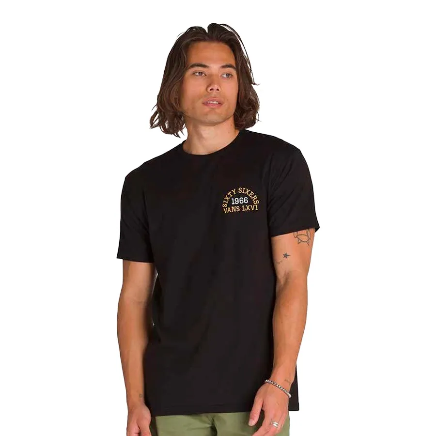 Imagen 0 de 3 de Remera Vans Frat LXVI SS-NEGRO/AMARILLO