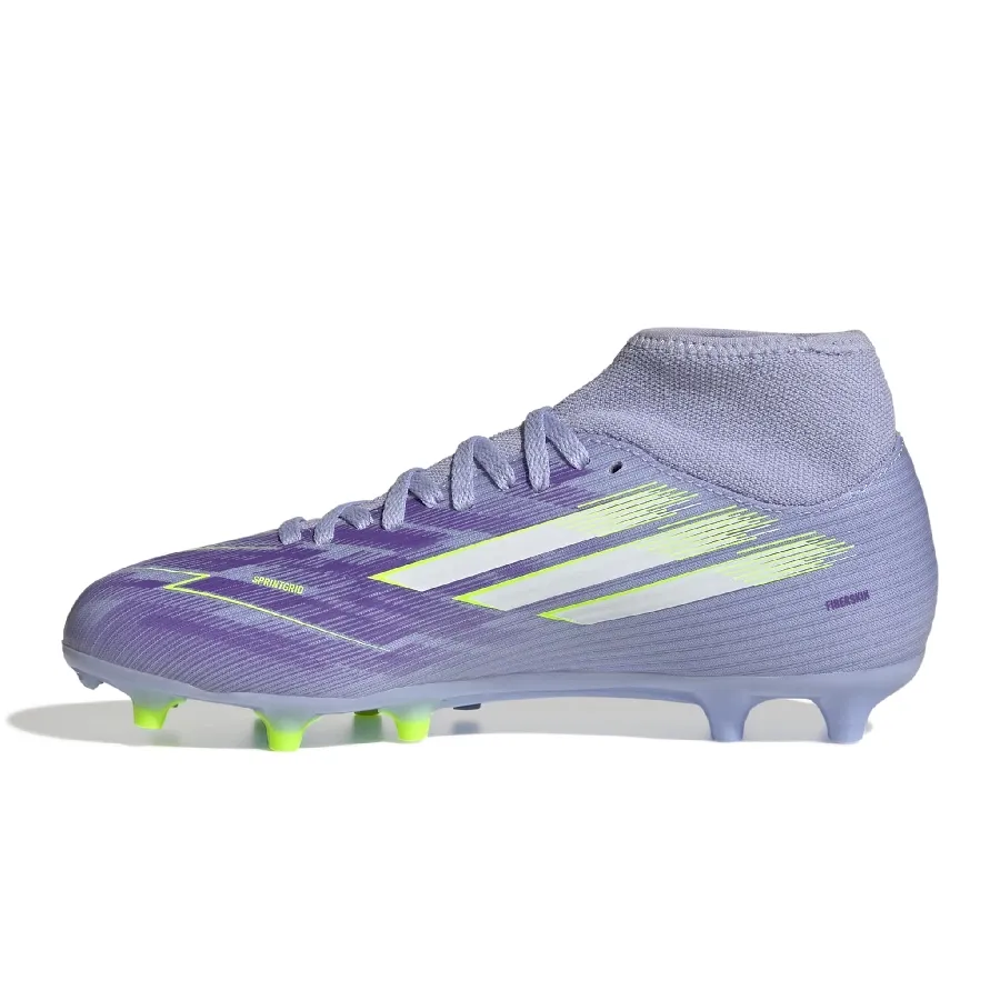 Imagen 2 de 7 de Botines adidas F50 Sparkfusion Club Fg-LILA/VERDE FLUOR