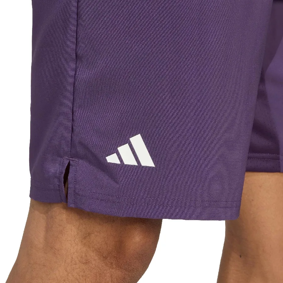 Imagen 4 de 5 de Shorts adidas de Tenis Club Climacool 3 Tiras-MORADO
