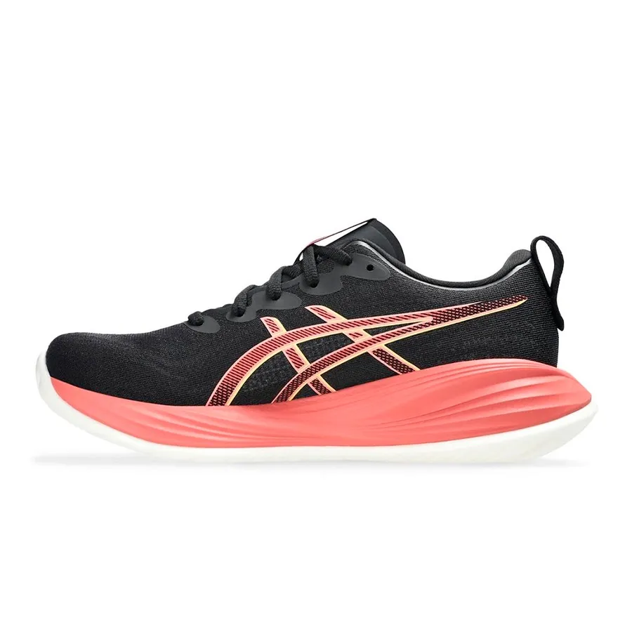 Imagen 2 de 6 de Zapatillas Asics Gel-Cumulus 27-NEGRO/CORAL FLUOR