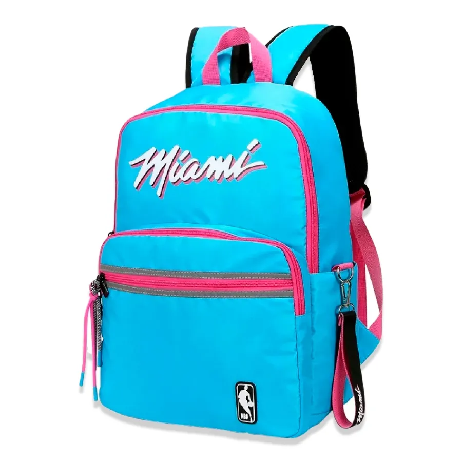 Imagen 0 de 2 de Mochla Nba Heats-TURQUESA/ROSA