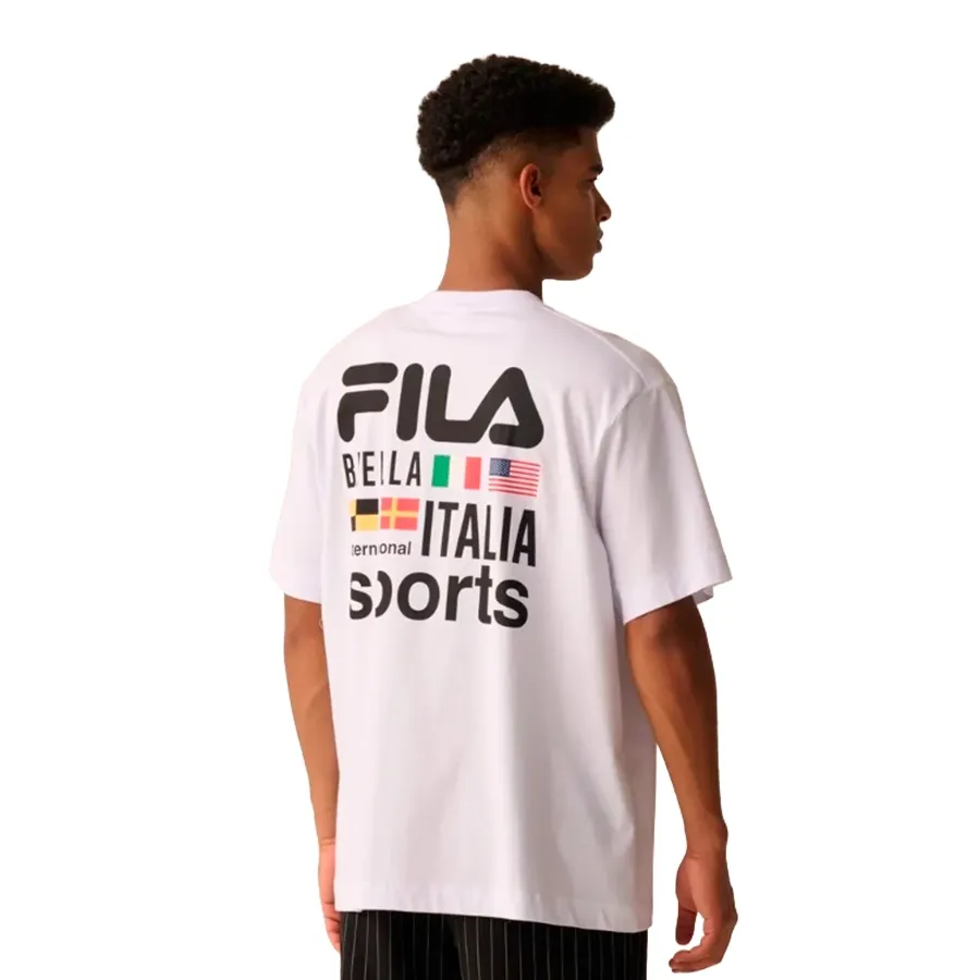 Imagen 1 de 4 de Remera Fila International Over-BLANCO