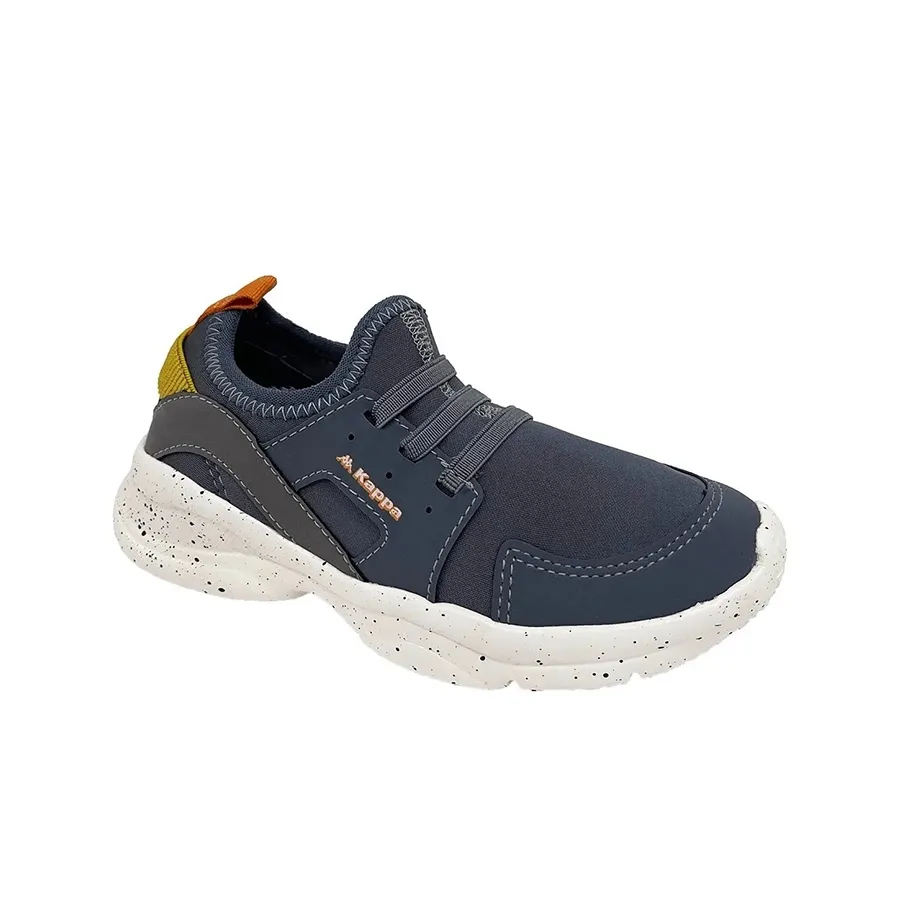 Imagen 1 de 3 de Zapatillas Kappa Ethan Kids-GRIS/AMARILLO/NARANJA