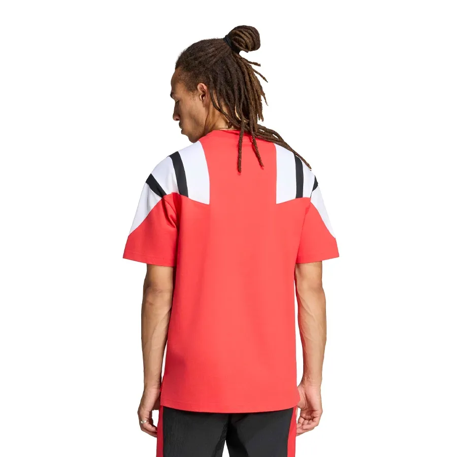 Imagen 1 de 5 de Camiseta adidas originals Eqt River Plate-ROJO/BLANCO/NEGRO