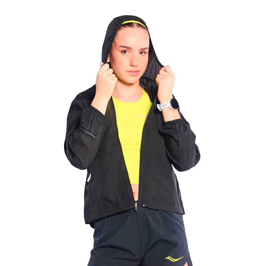 Imagen 2 de 10 de Campera Saucony Triumph Packaway-NEGRO