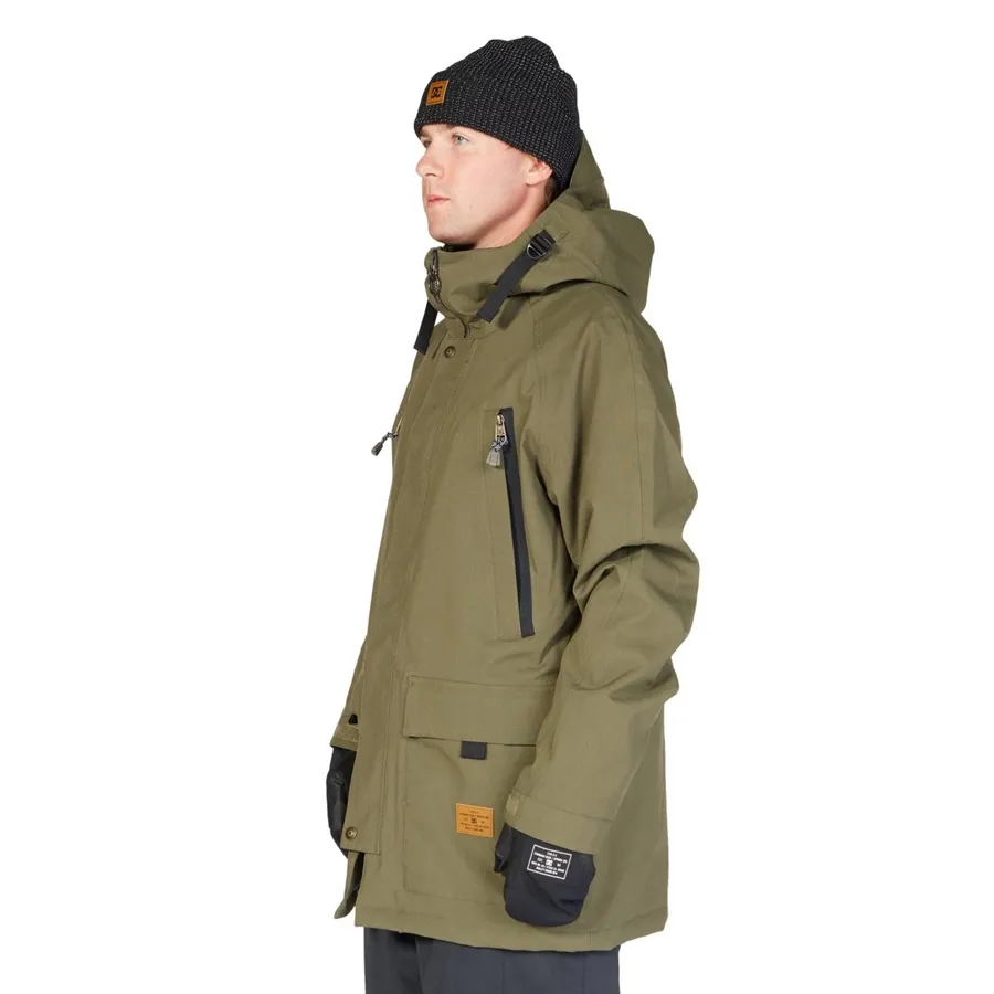 Imagen 2 de 8 de Campera Dc Snow Stealth Parka-VERDE OLIVA