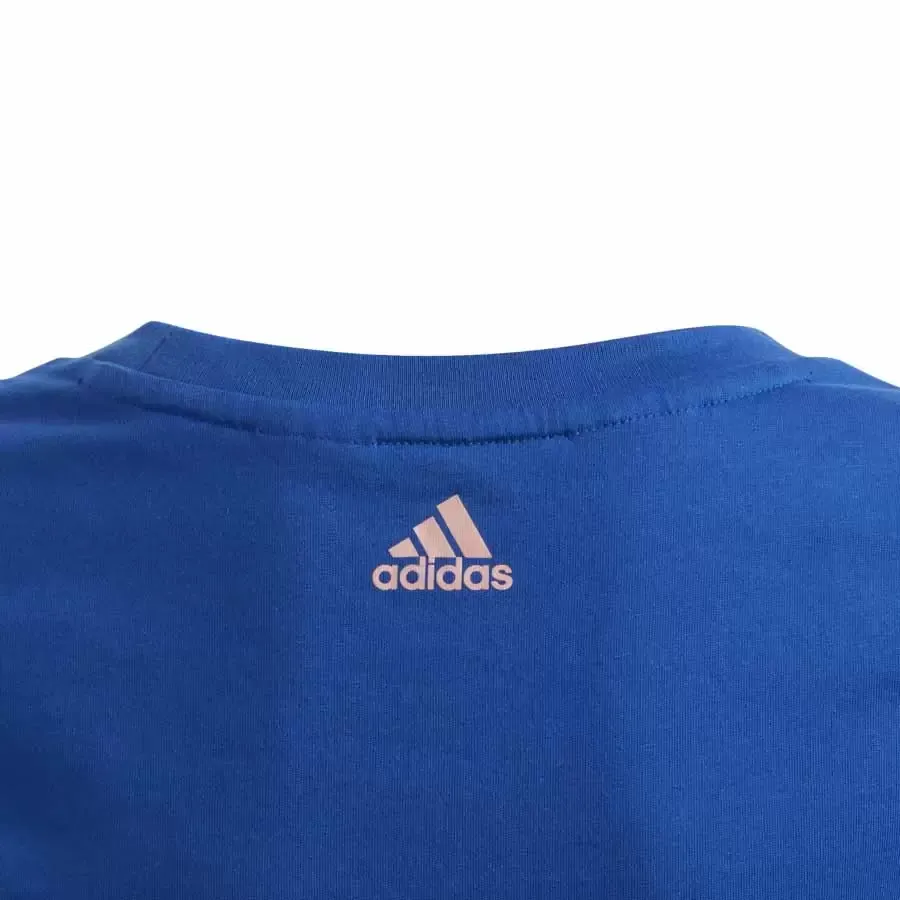 Imagen 1 de 4 de Remera adidas Top Yg Lin Cb T-MARINO/AZUL