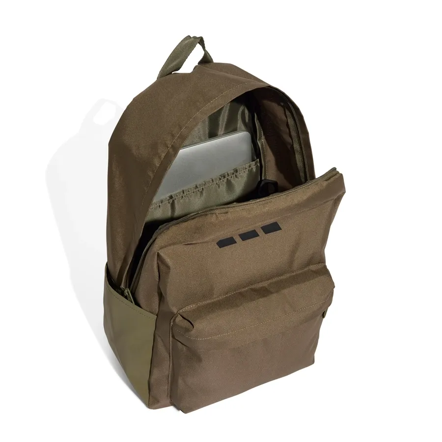 Imagen 2 de 6 de Mochila Adidas Classic Bars-MARRON/NEGRO