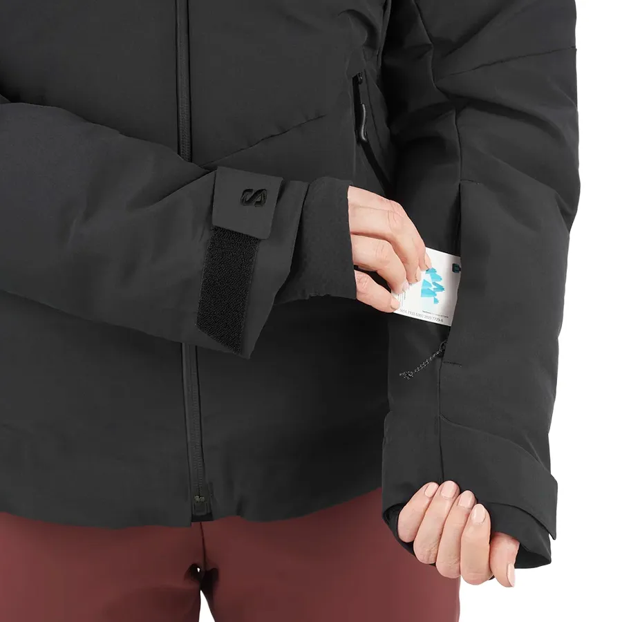 Imagen 4 de 9 de Campera Salomon Alpenflow Down W-NEGRO